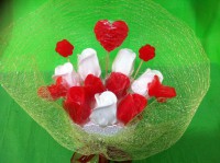 Букет цветов из мыла - 21.